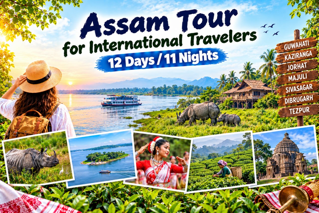 Assam Tour for International Travelers | 12 Days / 11 Nights