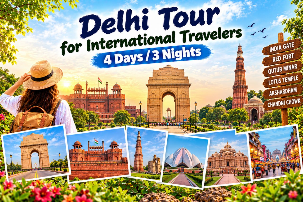 Delhi Tour for International Travelers | 4 Days / 3 Nights