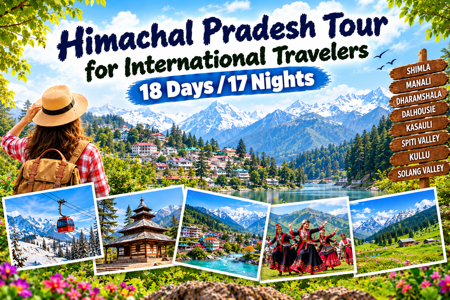 Himachal Pradesh Tour for International Travelers | 18 Days