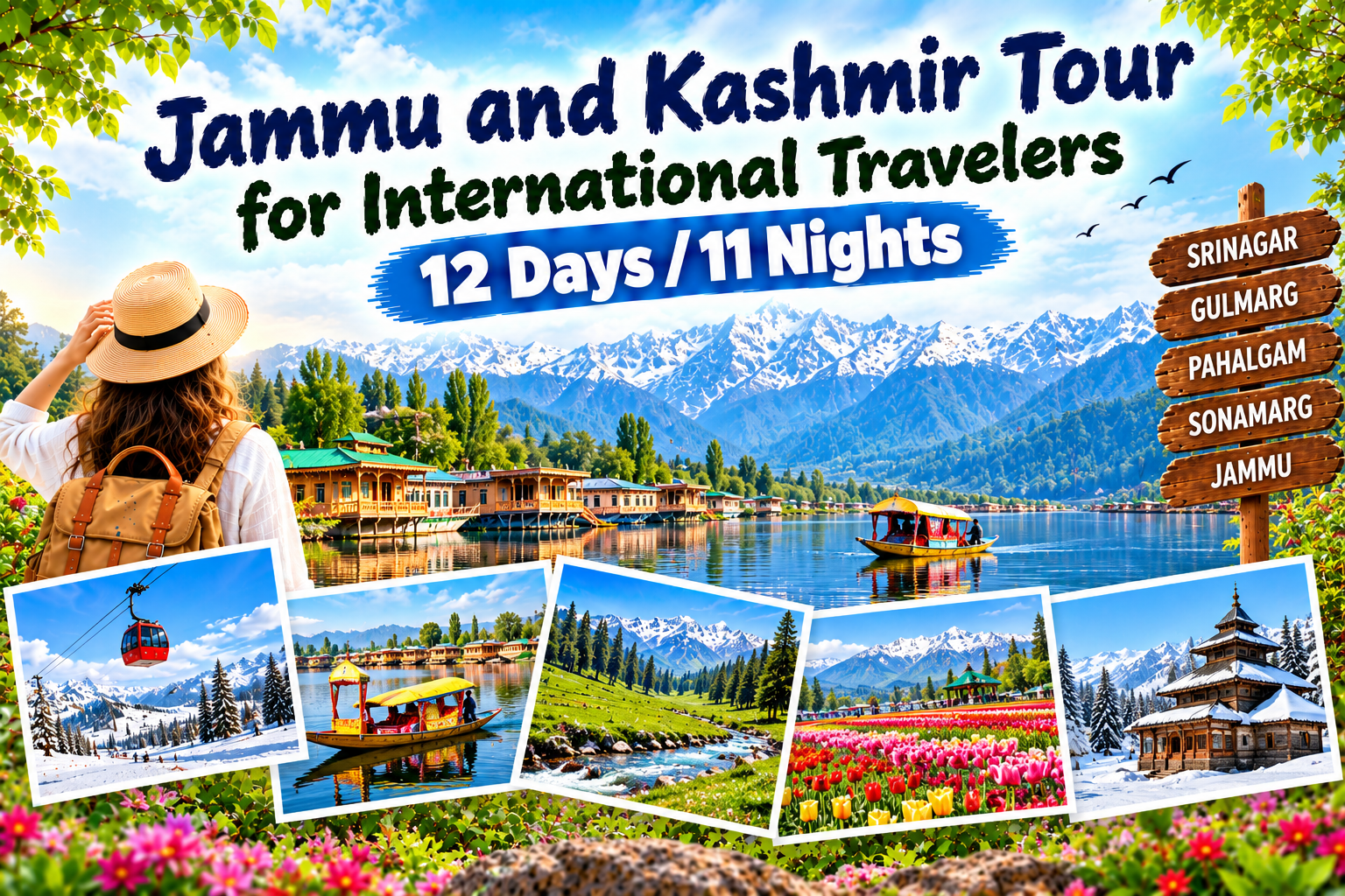 Jammu and Kashmir Tour for International Travelers | 12 Days
