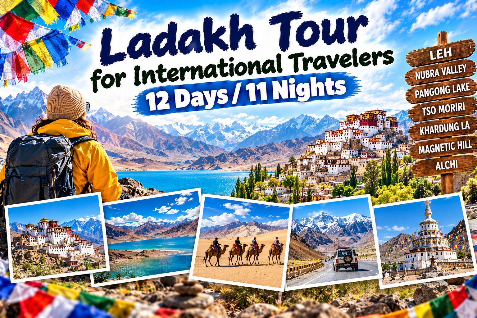 Ladakh Tour for International Travelers | 12 Days / 11 Nights