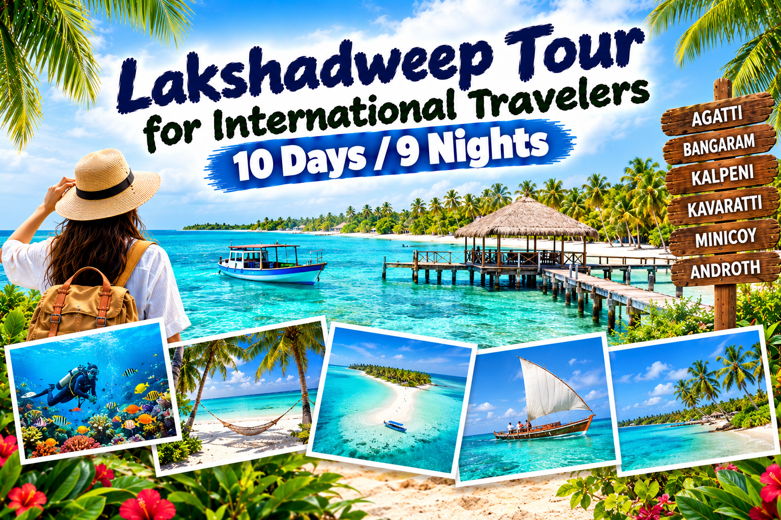Lakshadweep Tour for International Travelers | 10 Days / 9 Nights