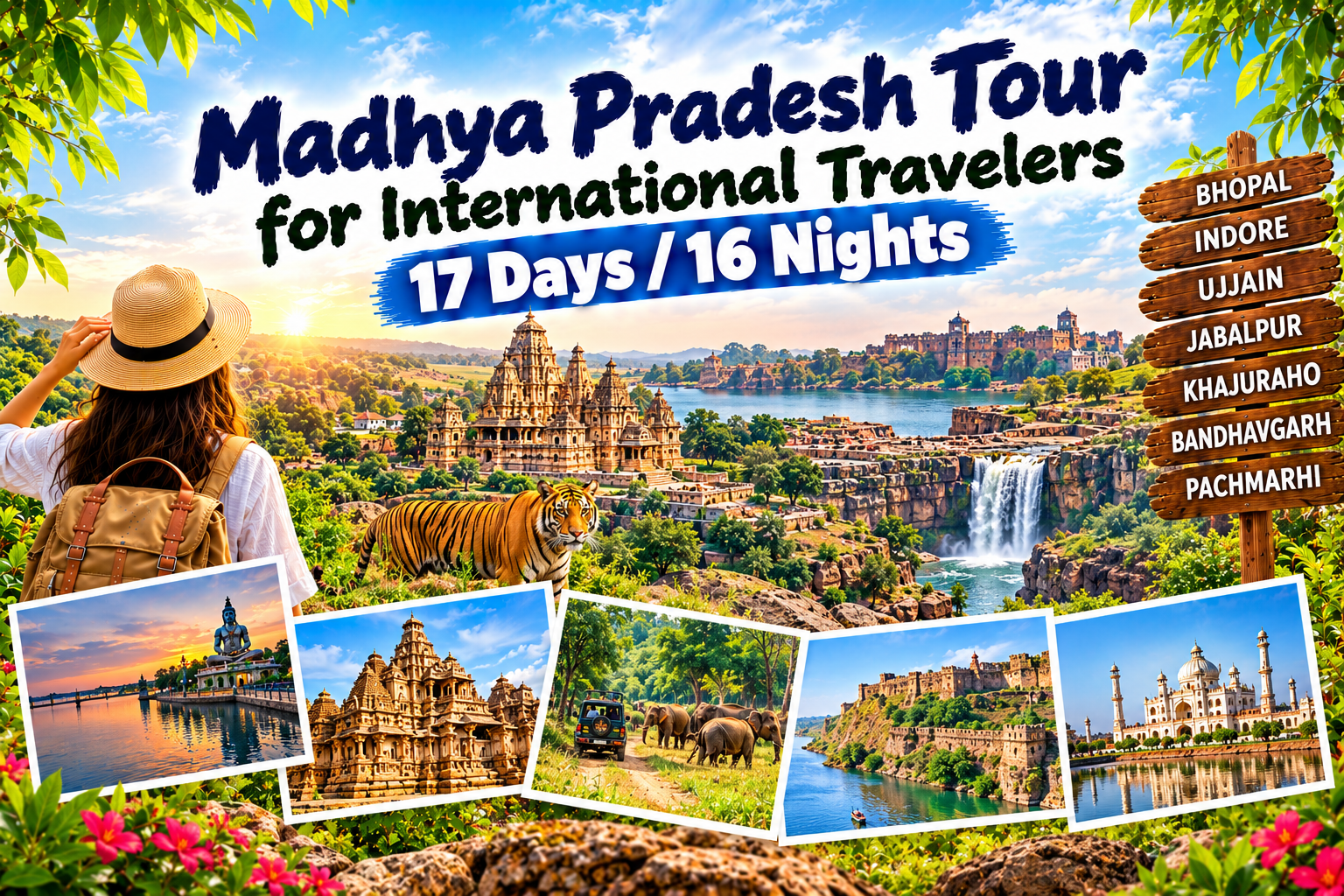 Madhya Pradesh Tour for International Travelers | 17 Days / 16 Nights
