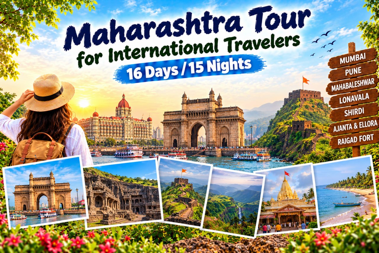 Maharashtra Tour for International Travelers | 16 Days / 15 Nights