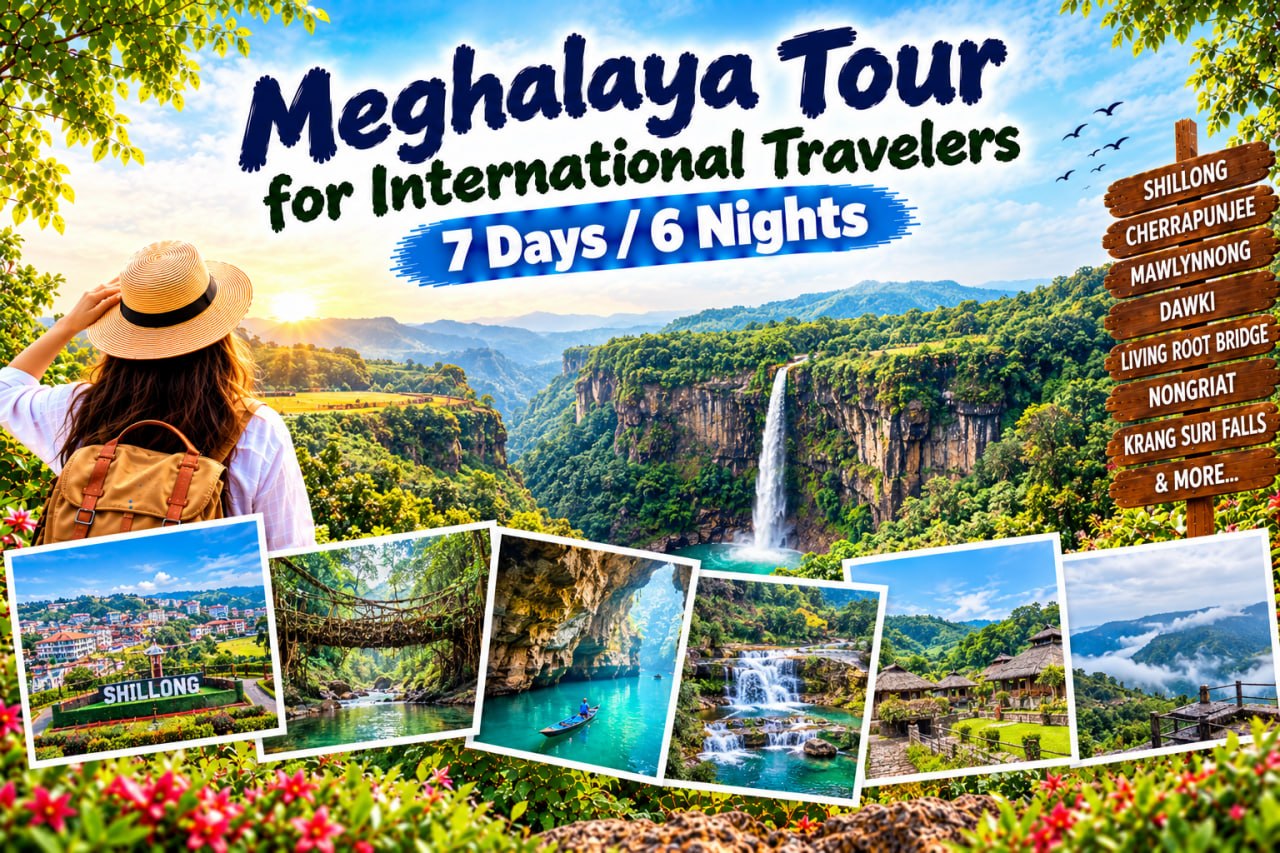 Meghalaya Tour for International Travelers | 7 Days / 6 Nights