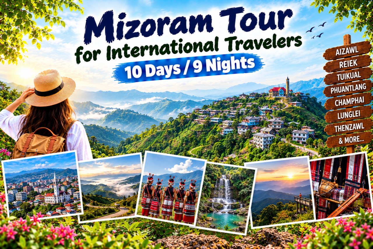 Mizoram Tour for International Travelers | 10 Days / 9 Nights