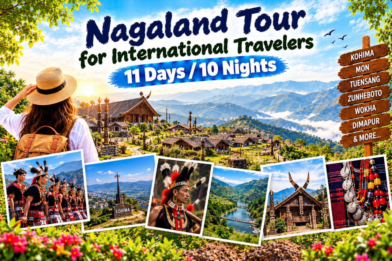 Nagaland Tour for International Travelers | 11 Days / 10 Nights