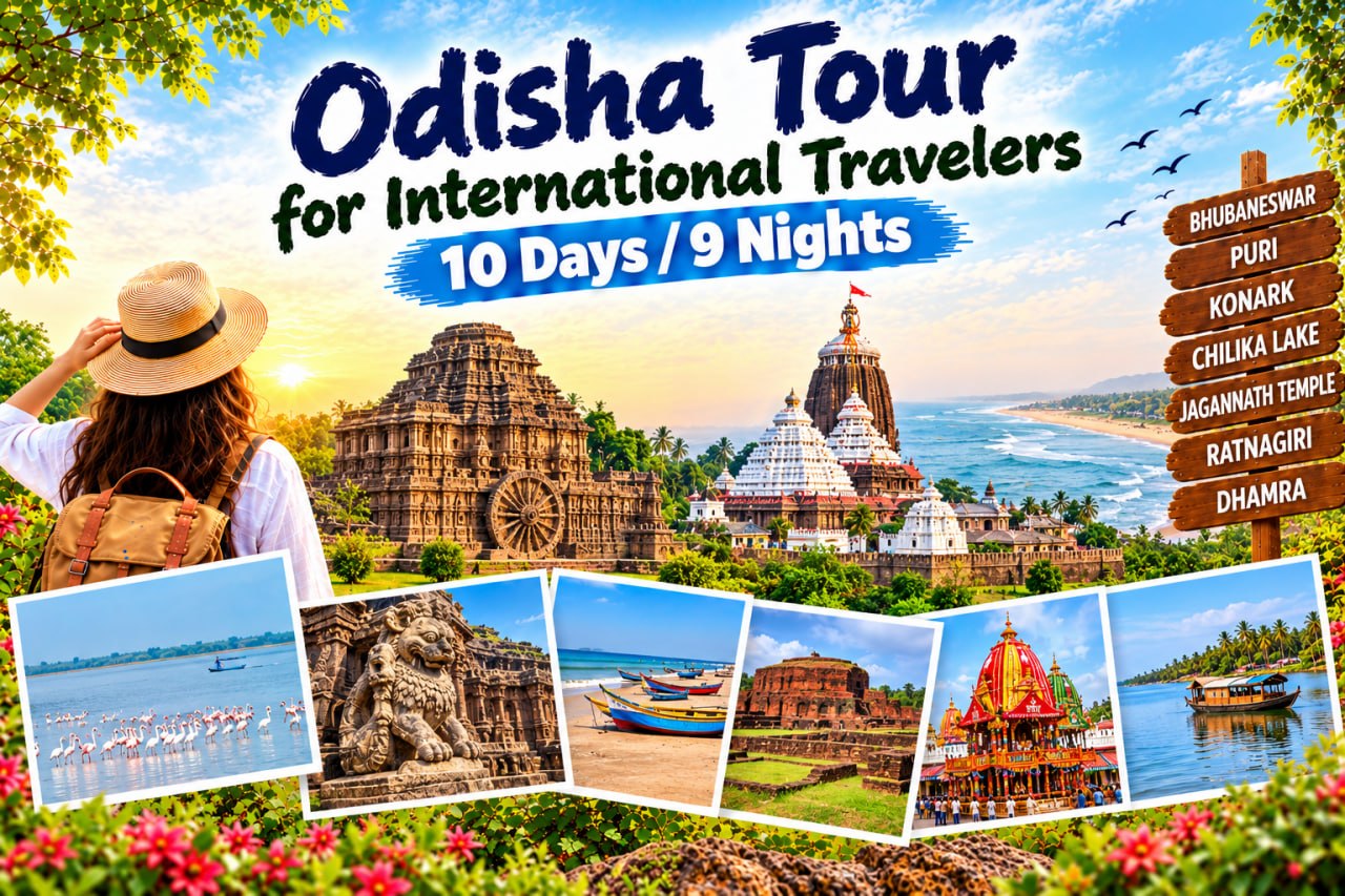 Odisha Tour for International Travelers | 10 Days / 9 Nights