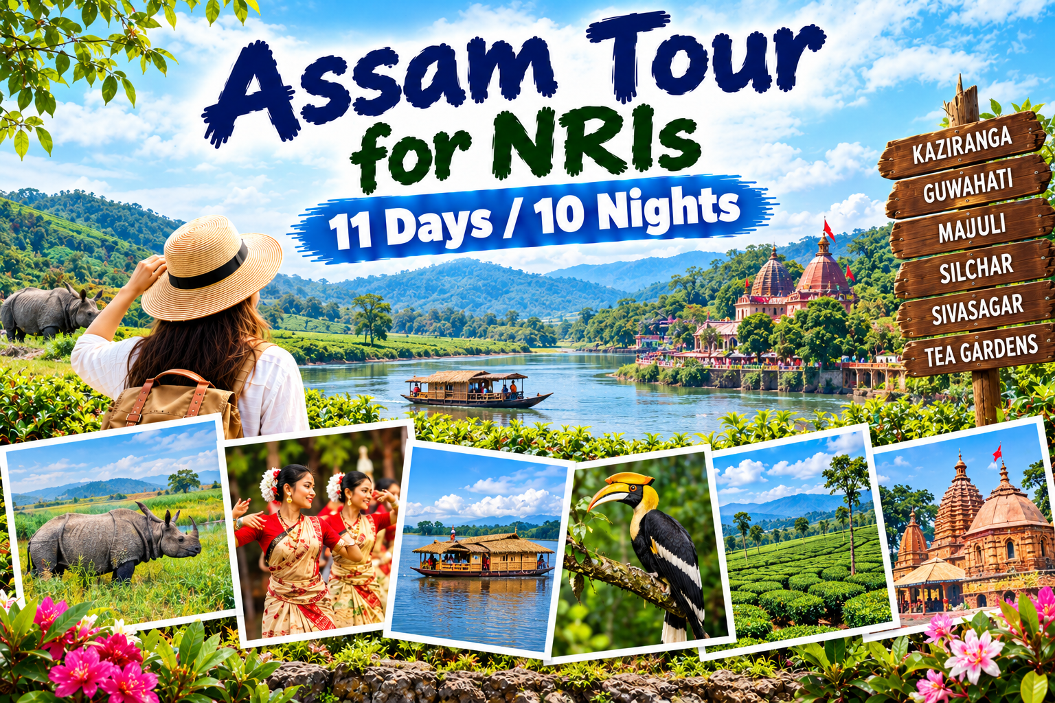 Assam Tour for NRIs | 11 Days / 10 Nights