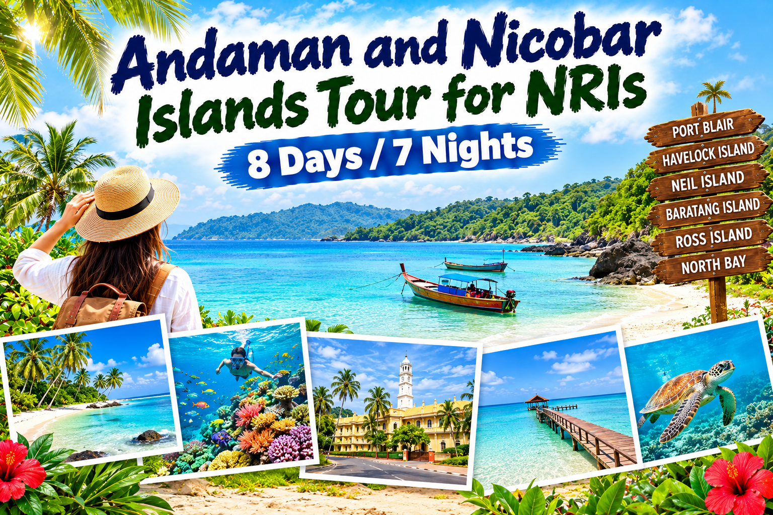 Andaman and Nicobar Islands Tour for NRIs | 8 Days / 7 Nights