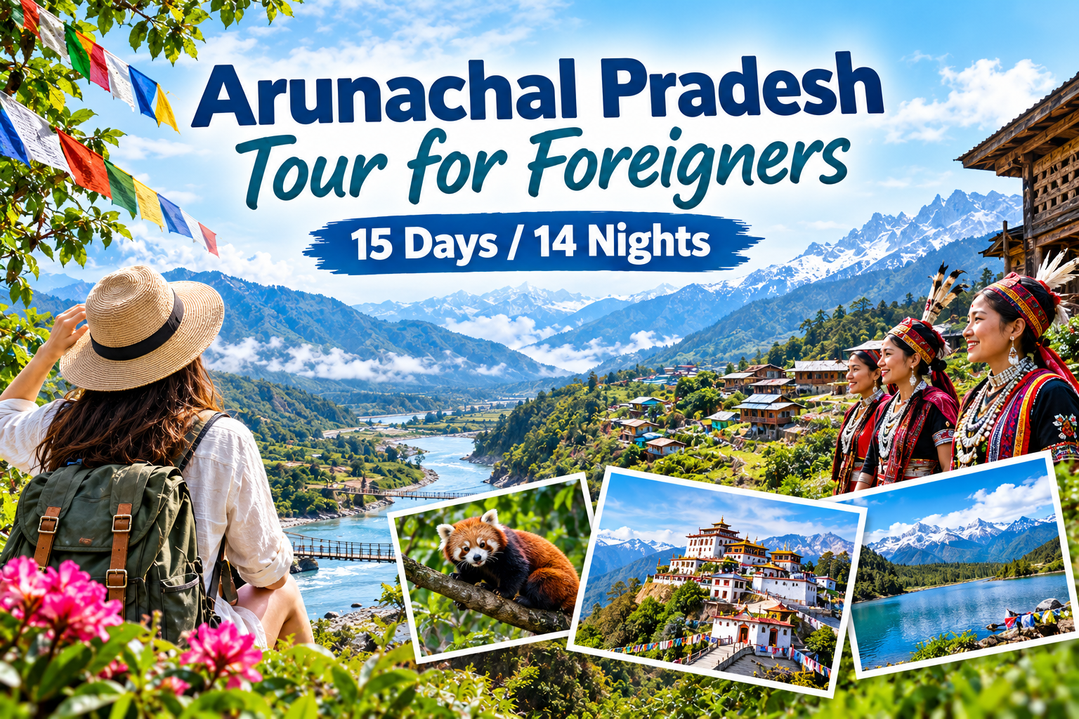 Arunachal Pradesh Tour for Foreigners | 15 Days