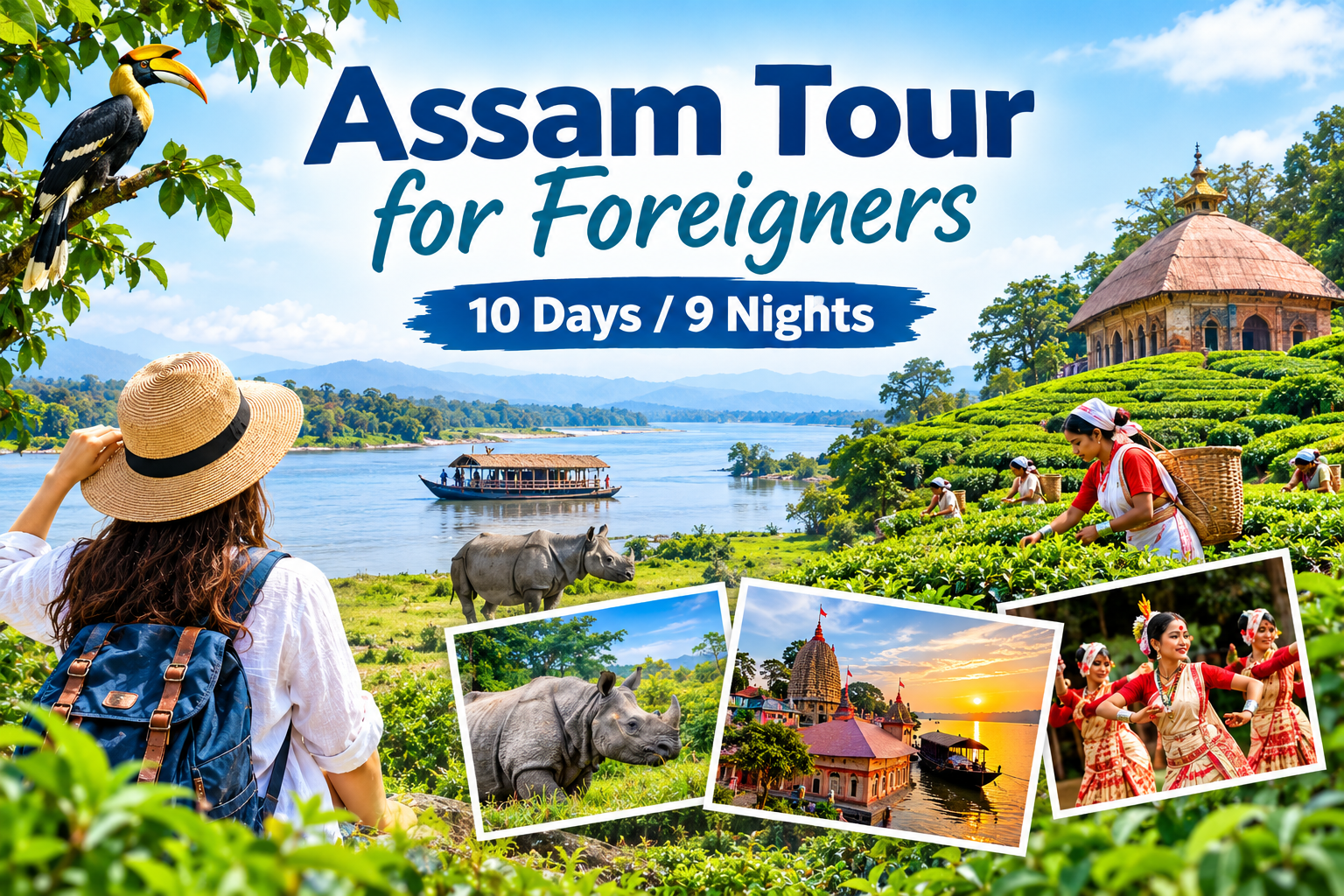 Assam Tour for Foreigners | 10 Days