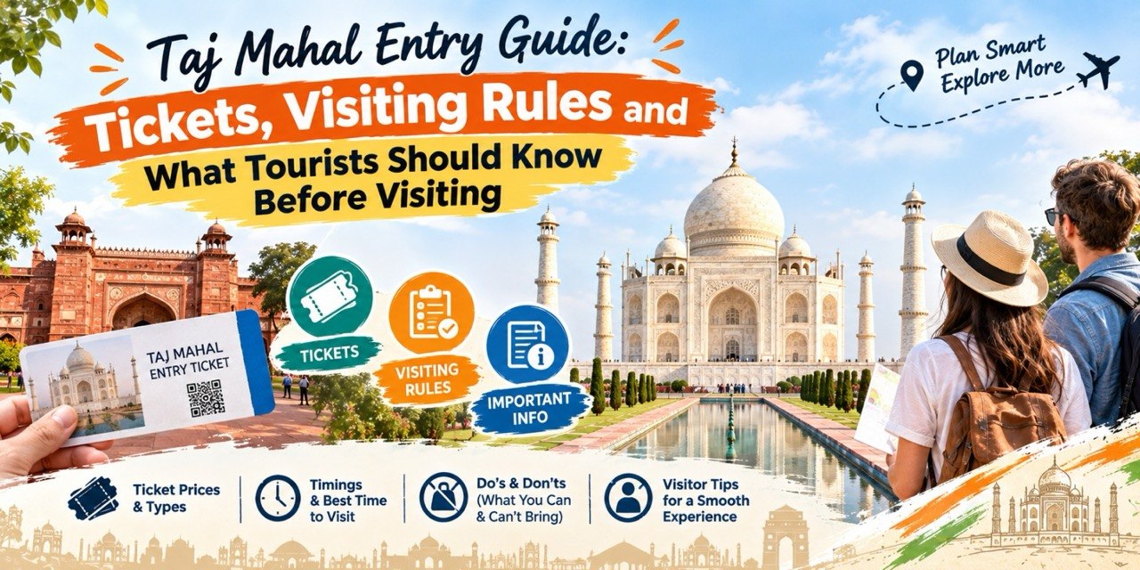 Taj Mahal Entry Guide: Tickets, Visiting Rules and What Tourists Should Know
