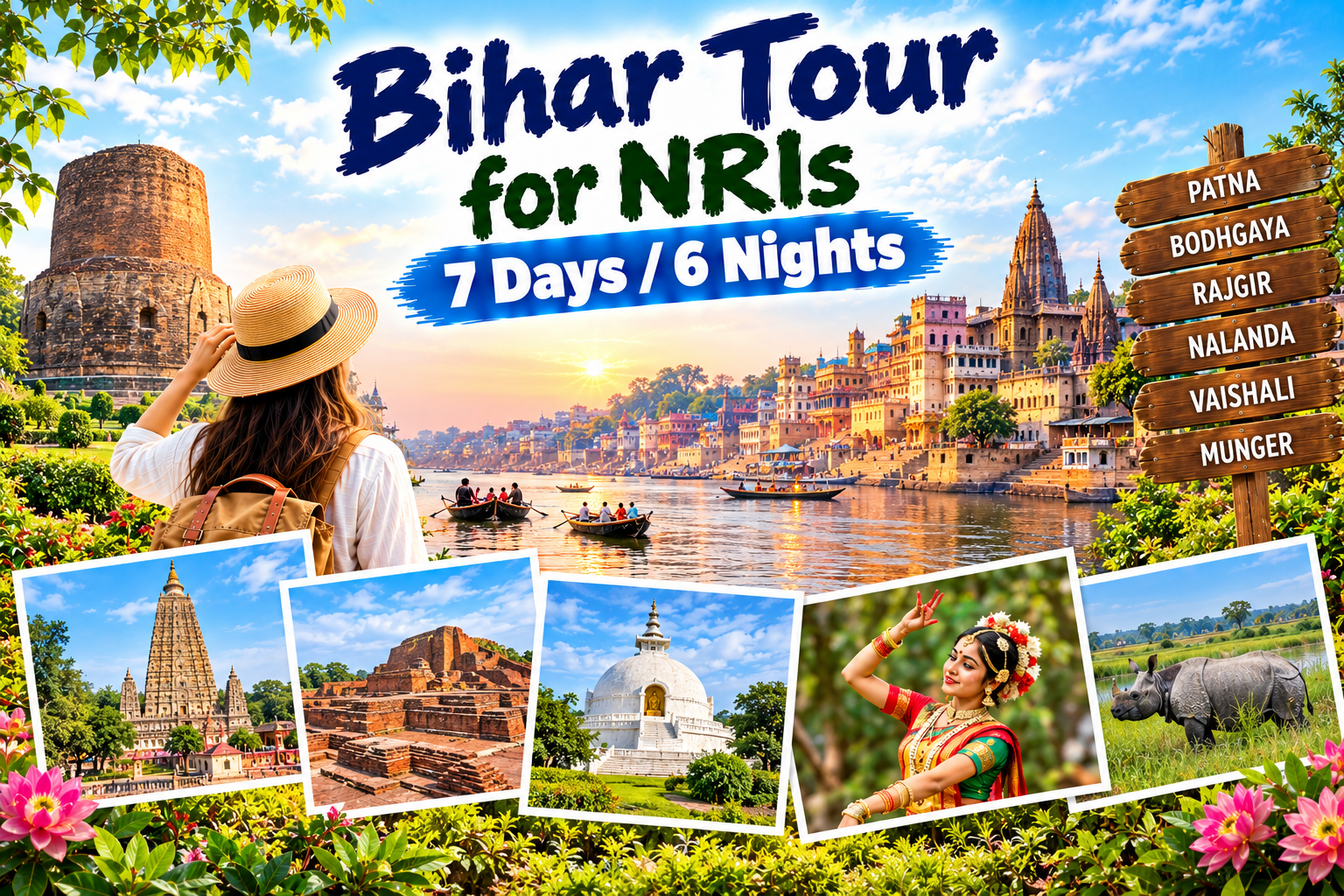 Bihar Tour for NRIs | 7 Days / 6 Nights