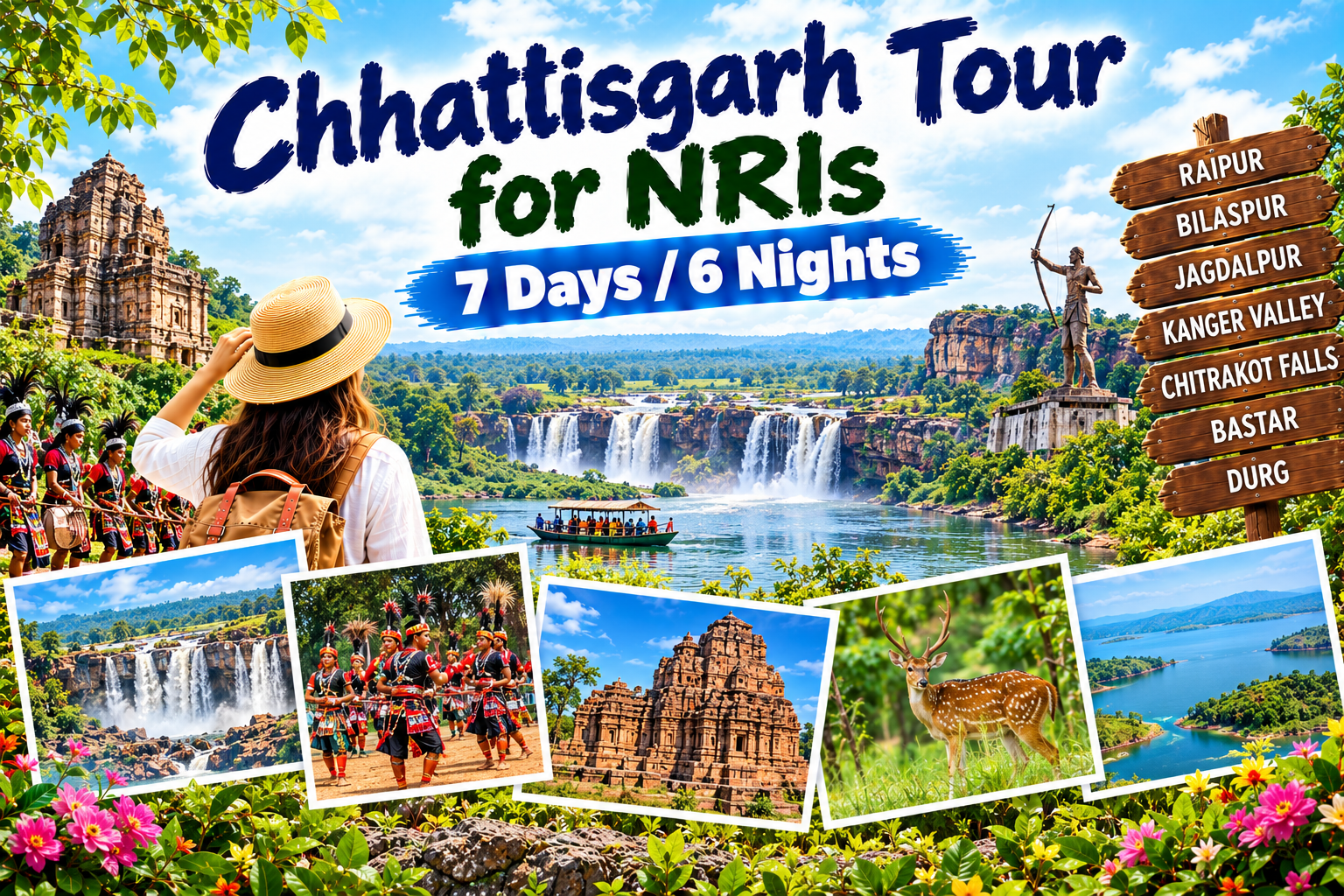 Chhattisgarh Tour for NRIs | 7 Days / 6 Nights