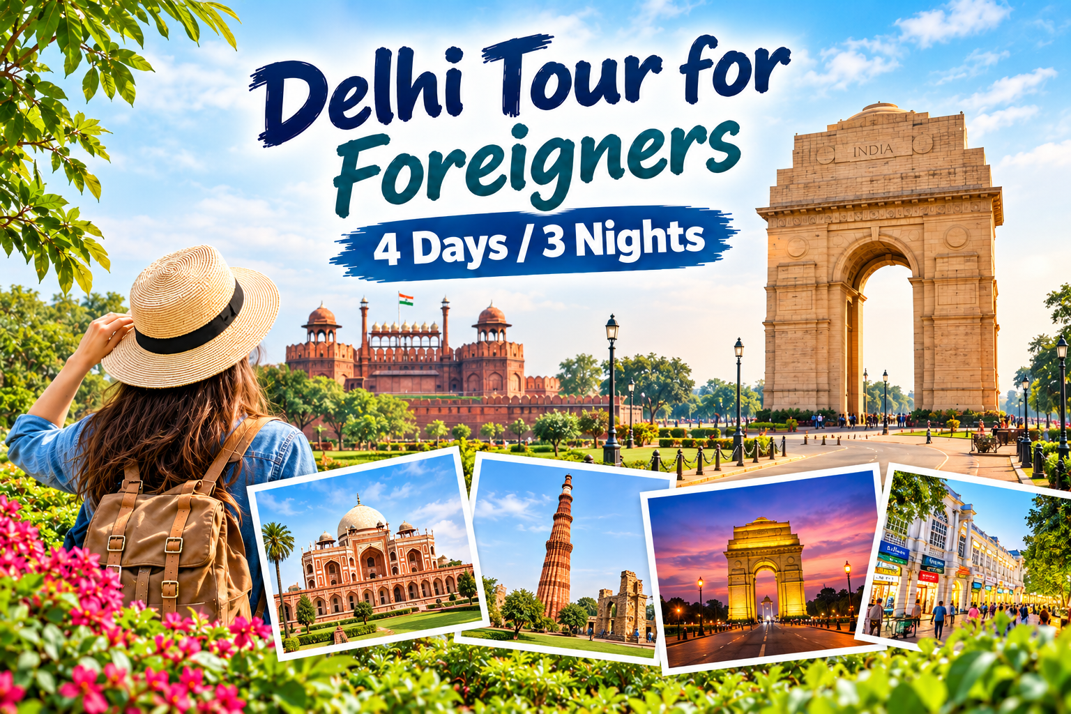 Delhi Tour for Foreigners | 4 Days / 3 Nights