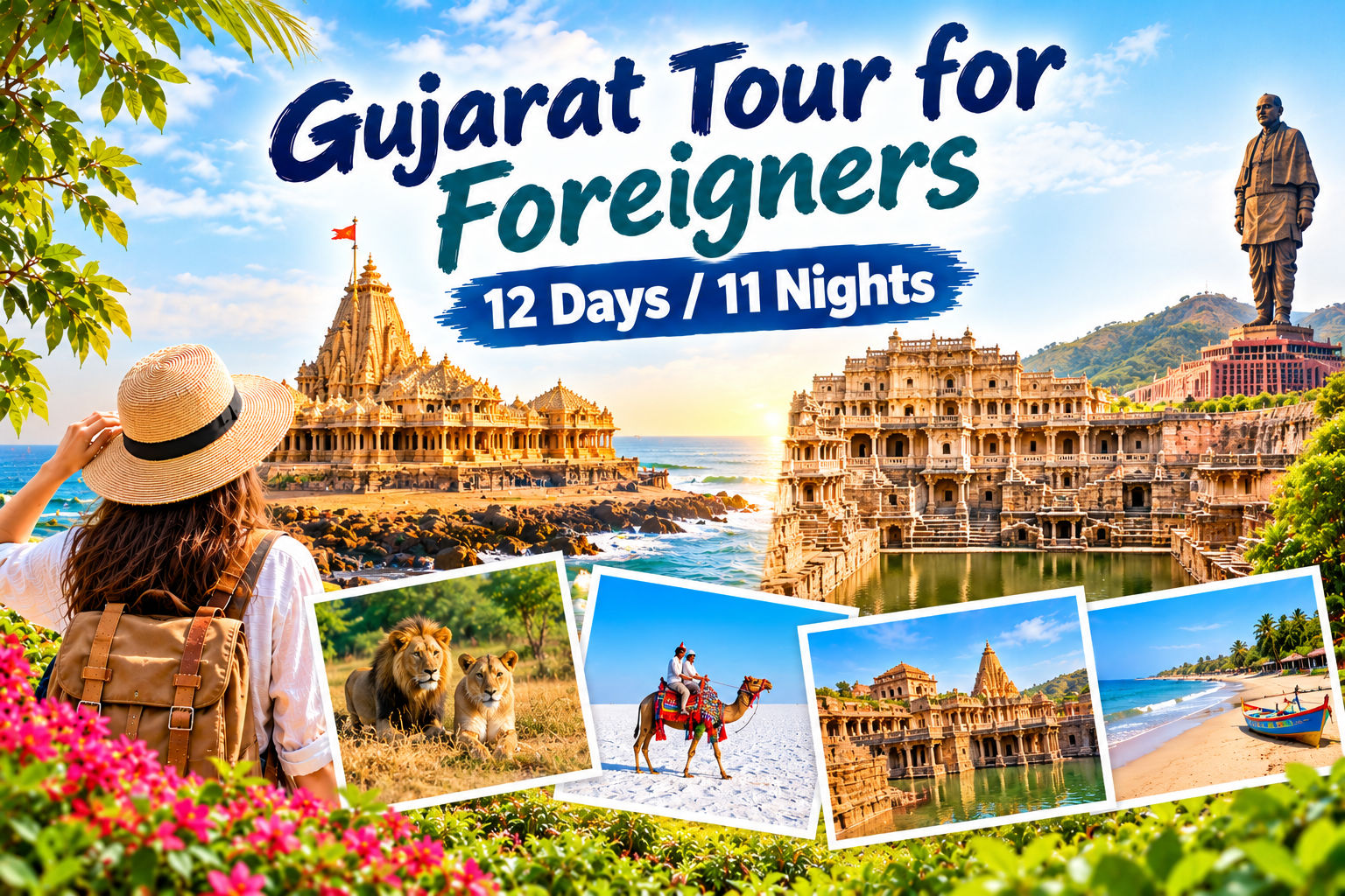 Gujarat Tour for Foreigners | 12 Days