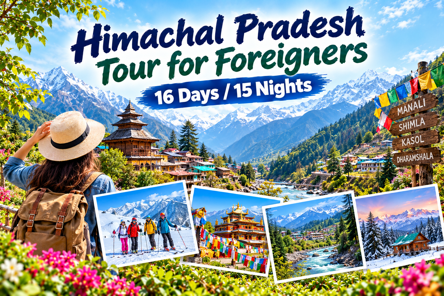 Himachal Pradesh Tour for Foreigners | 16 Days