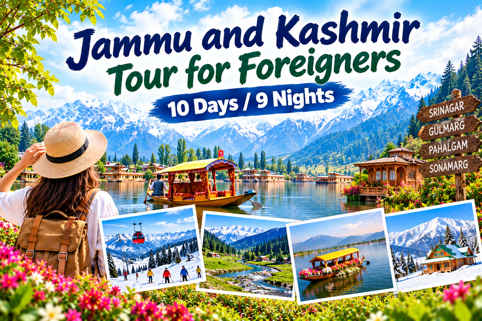 Jammu and Kashmir Tour for Foreigners | 10 Days