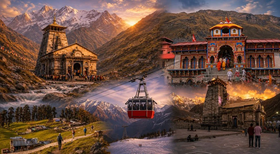 Delhi to Kedarnath, Badrinath, Auli, Chopta, Rishikesh &amp; Mussoorie Tour | 12 Days