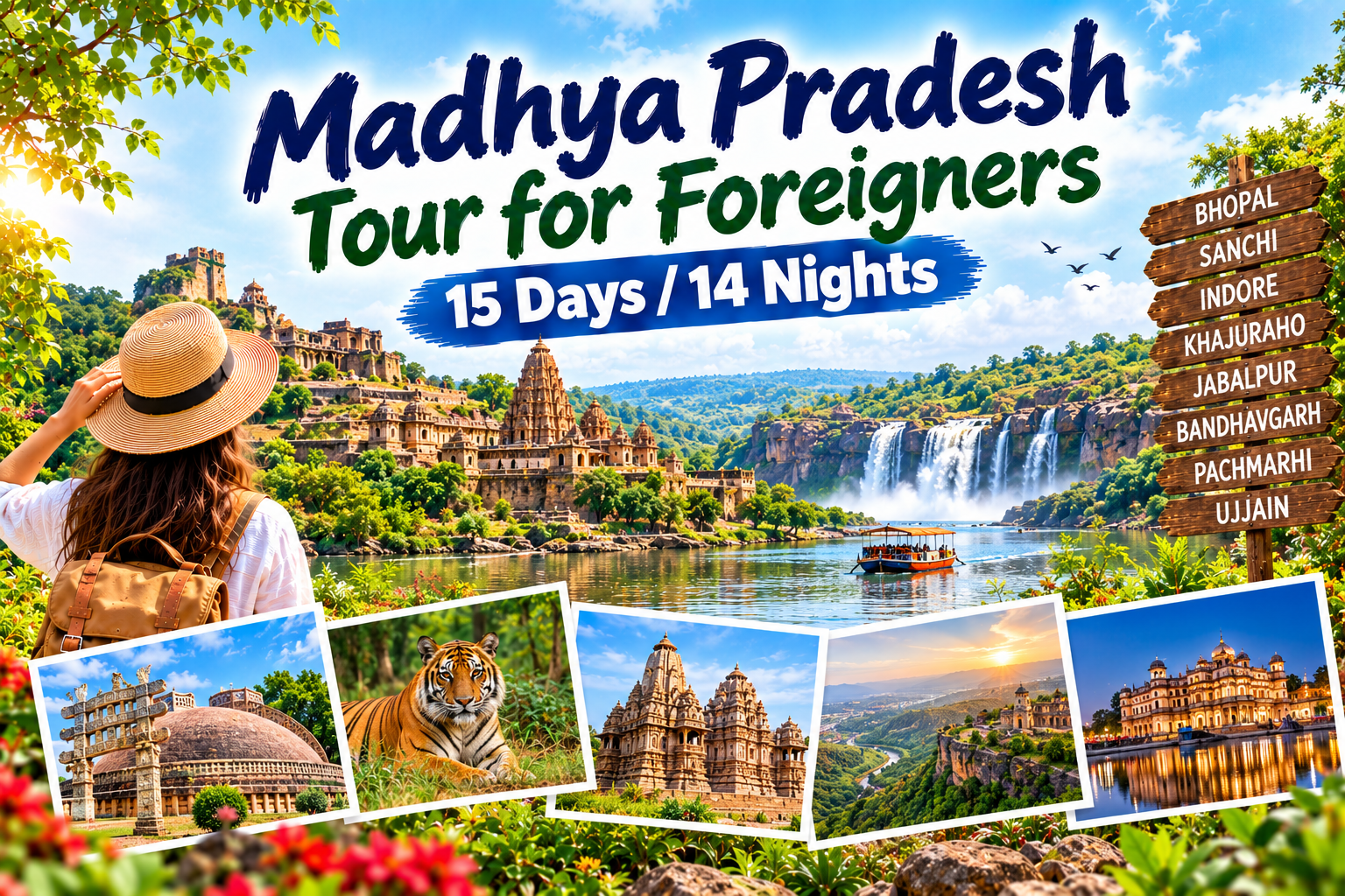 Madhya Pradesh Tour for Foreigners | 15 Days