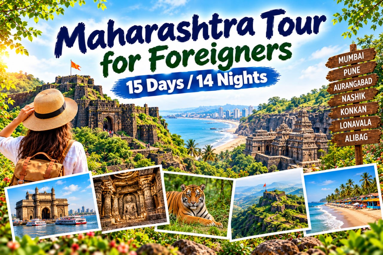 Maharashtra Tour for Foreigners | 15 Days / 14 Nights