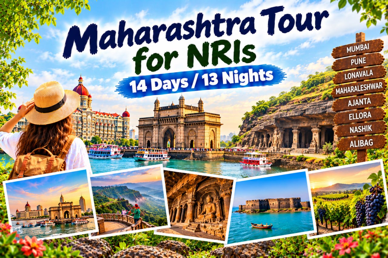Maharashtra Tour for NRIs | 14 Days Heritage &amp; Wildlife Package