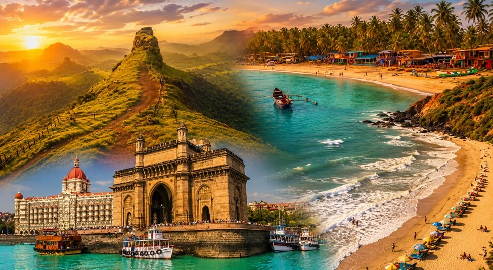 Delhi to Nashik, Mumbai &amp; Goa Tour | 10 Days Spiritual, Heritage &amp; Beach Circuit