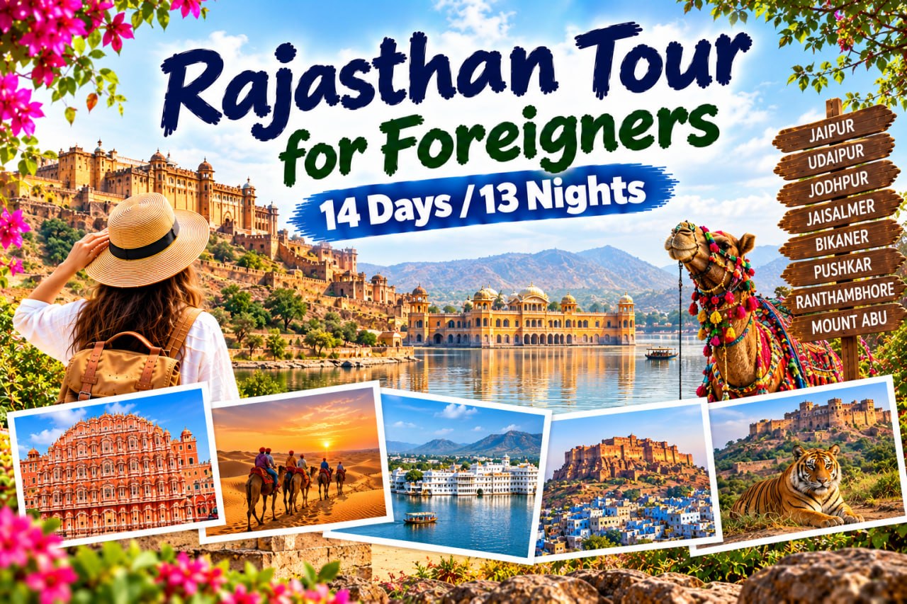 Rajasthan Tour for Foreigners | 14 Days / 13 Nights