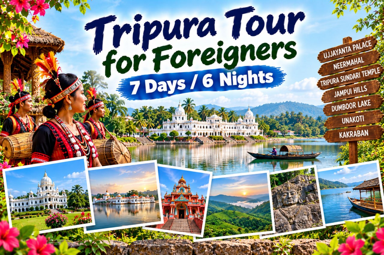 Tripura Tour for Foreigners | 7 Days / 6 Nights